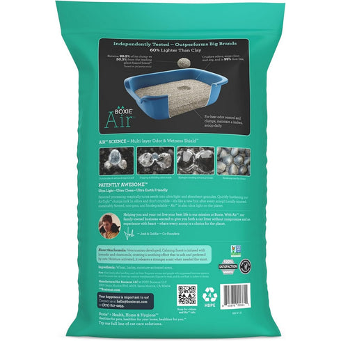 Boxiecat Air Lightweight Gently Scented Premium Clumping Cat Litter 16.5lb - Poudre Pet and Feed Supply