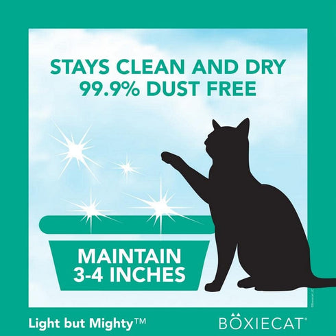 Boxiecat Air Lightweight Gently Scented Premium Clumping Cat Litter 16.5lb - Poudre Pet and Feed Supply