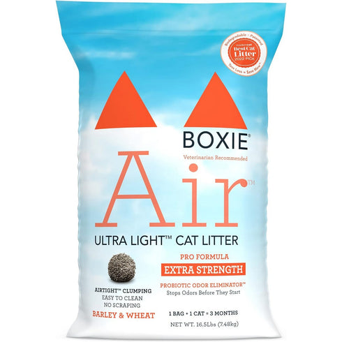 Boxiecat Air Lightweight Extra Strength Premium Clumping Litter 16.5lb - Poudre Pet and Feed Supply
