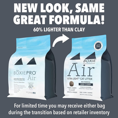 BoxiePro Air Lightweight Deep Clean Probiotic Clumping Litter 11.5lb - Poudre Pet and Feed Supply