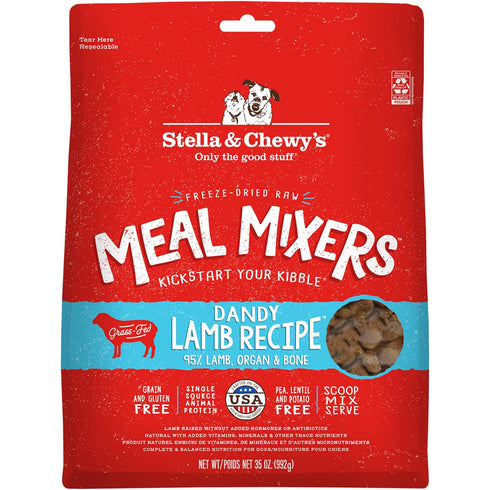 Stella and Chewy's Freeze-Dried Meal Mixers Lamb Dog Food 35oz - Poudre Pet and Feed Supply