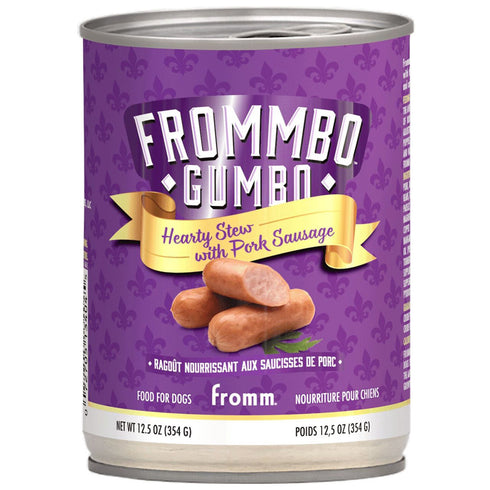 Fromm Frommbo Gumbo Hearty Stew Pork Sausage Dog Food 12.5oz - Poudre Pet and Feed Supply