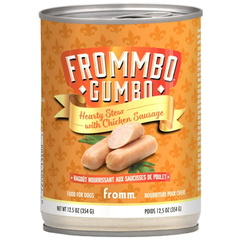 Fromm Frommbo Gumbo Hearty Stew Chicken Sausage Dog Food 12.5oz - Poudre Pet and Feed Supply