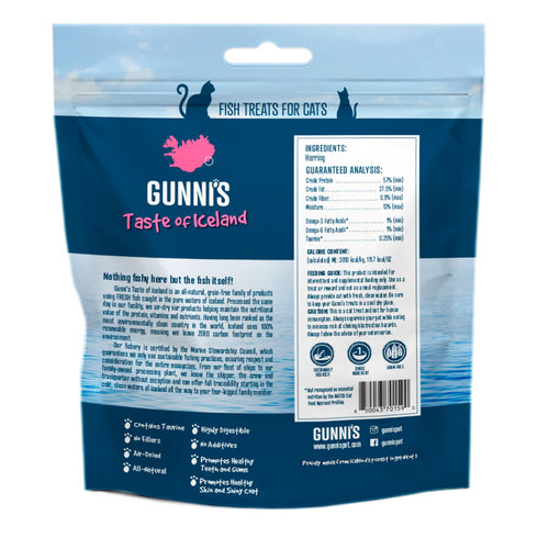 Gunni Whole Herring Cat Treats 1.5oz