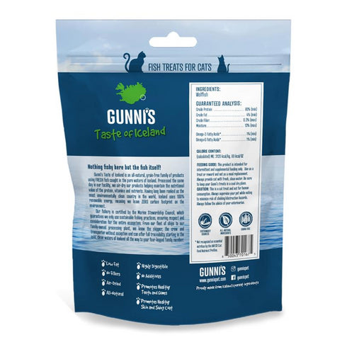 Gunni's Pet Wolffish Mini Morsel Cat Treats 1.5oz - Poudre Pet and Feed Supply