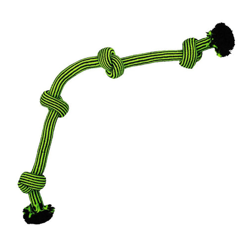 Jolly Pets Knot-N-Chew Small 4 Knot Rope Dog Toy - Poudre Pet & Feed Supply