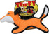 Tuffy's Jr Zoo Fox Durable, Strong & Tough Dog Toy