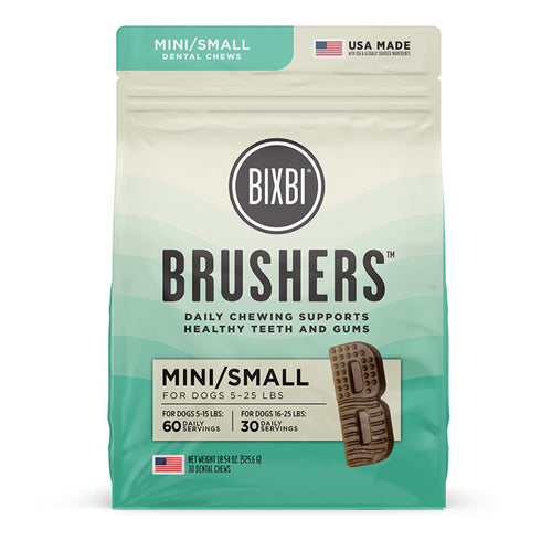 Bixbi Brushers Dog Dental Chews - 18.54oz 30ct Pouch