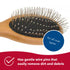 Safari Wire Pin Dog Brush with Bamboo Handle Large poudrefeed.com 3