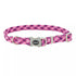 Coastal Pro Active Adjustable Woven Reflective Dog Collar XS Pixel Pink poudrefeed.com