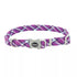 Coastal Pro Active Adjustable Woven Reflective Dog Collar XS Woven Violet poudrefeed.com