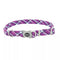Coastal Pro Active Adjustable Woven Reflective Dog Collar S/M Woven Violet