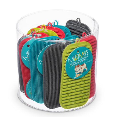 Pet Palette Messy Mutts Dual Sided Scrubbe 5"x2.5" - Poudre Pet and Feed Supply