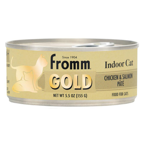 Fromm Indoor Gold Chicken Salmon Pate Canned Cat Food 5.5oz - Poudre Pet and Feed Supply