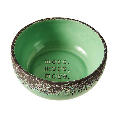 Spot Ethical Products More More Green Dog Dish 7" poudrefeed.com