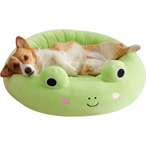 Squishmallows 30-Inch Wendy Frog Pet Bed Green - Poudre Pet and Feed Supply