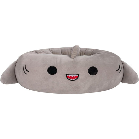 Squishmallows 20-Inch Gordon Shark Pet Bed Gray - Poudre Pet and Feed Supply