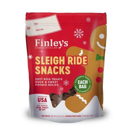 Finley's Sleigh Ride Snacks Duck Potato Soft Dog Treats 6oz - Poudre Pet and Feed Supply