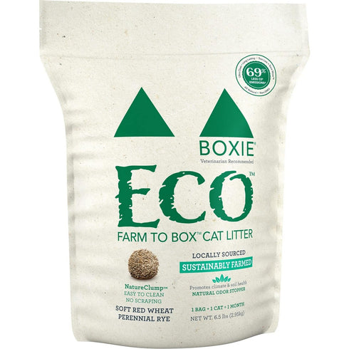 Boxie Cat Eco Ultra Sustainable Plant-Based Clumping Cat Litter 6.5lb - Poudre Pet and Feed Supply