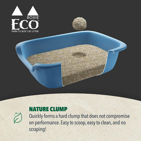Boxie Cat Eco Ultra Sustainable Plant-Based Clumping Cat Litter 6.5lb - Poudre Pet and Feed Supply