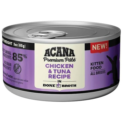 Acana Grain Free Kitten Chicken Tuna Wet Cat Food 3oz - Poudre Pet and Feed Supply