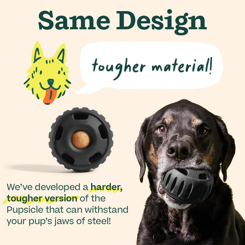 Woof Power Chewer Pupsicle Dog Toy Black Large - Poudre Pet and Feed Supply