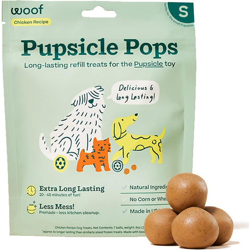 Woof Pupsicle Pops Beef Small Dog Treats 6oz - Poudre Pet and Feed Supply