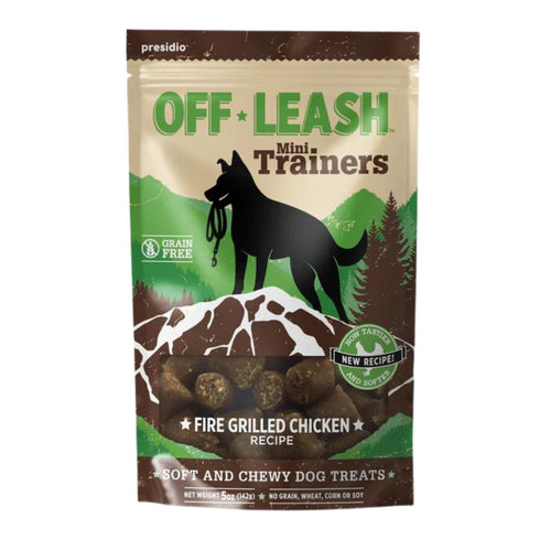 Presidio Off Leash Mini Trainers Chicken Dog Treats 12oz