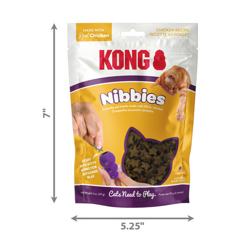 Kong Nibbies Cat Chicken Treats 2oz - Poudre Pet & Feed Supply 4