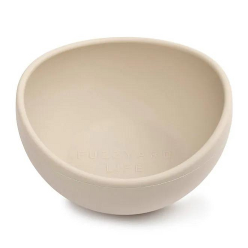 FuzzYard Life Silicone Bowl for Pets - Sandstone Large