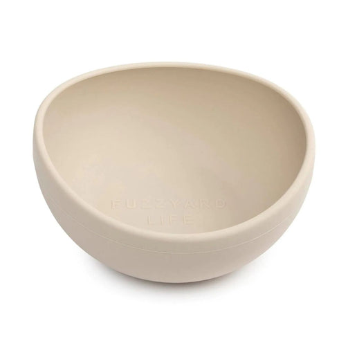 FuzzYard Life Silicone Bowl Sandstone Medium Poudre Pet & feed Supply