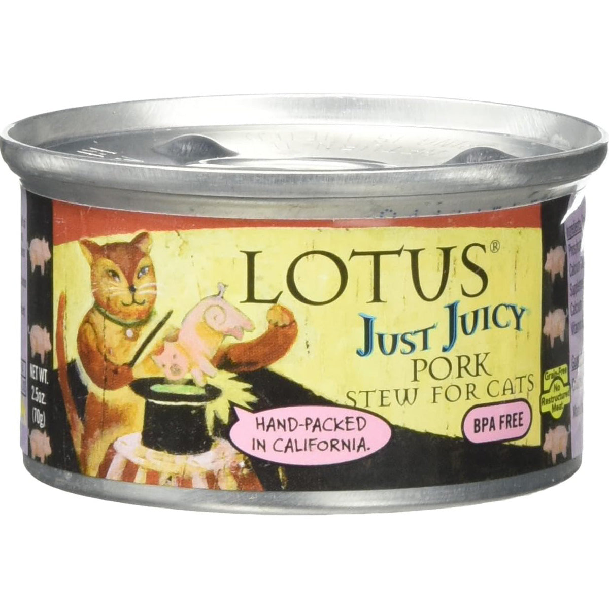 Lotus Cat Just Juicy Pork Stew 2.5oz Poudre Pet and Feed Supply