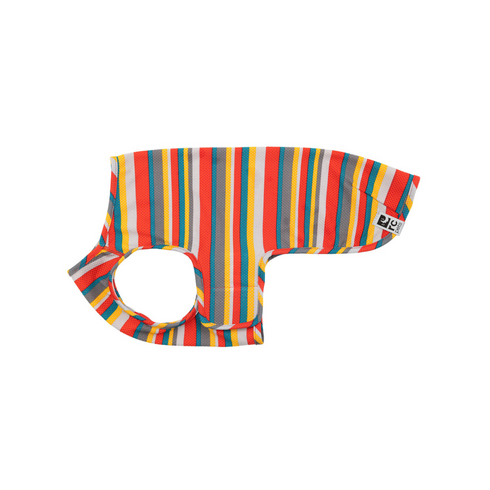 RC PETS Dog Zephyr Cooling Vest, Multi Stripes, XXL, 28" - 40" - Poudre Pet and Feed Supply