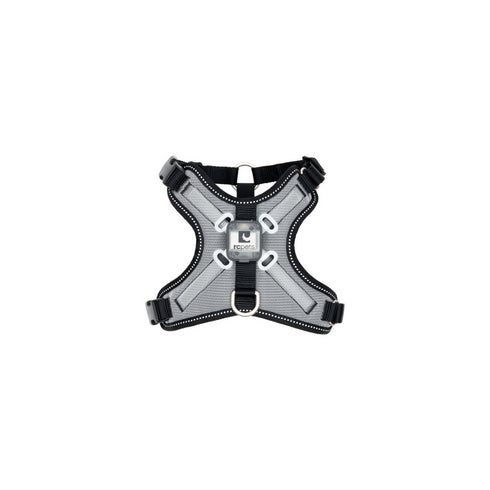RC PETS Dog Nova LED Light Harness, Black/Grey, L, 25" - 35" - Poudre Pet and Feed Supply