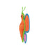 Tuffy's Duraforce Butterfly Tough Orange Dog Toy