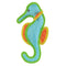 Tuffy's Duraforce Seahorse Tough Blue Dog Toy