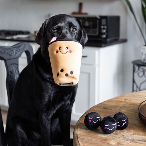 Zippy Paws Burrow Boba Milk Tea Dog Toys - Poudre Pet & Feed Supply 3