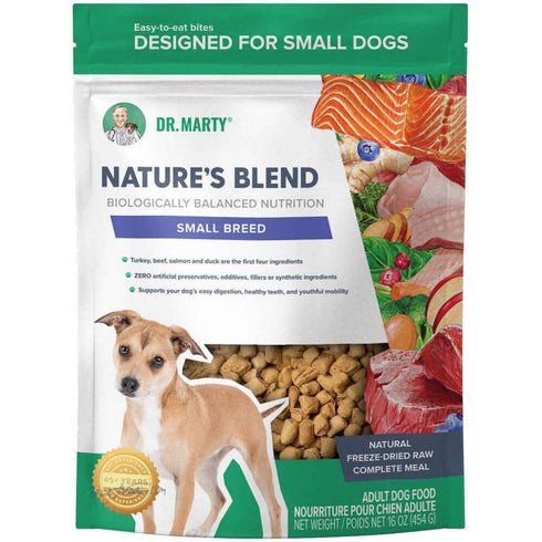 Dr. Marty Nature’s Blend Freeze Dried Small Breed Dry Dog Food 80oz Poudre Pet & Feed Supply