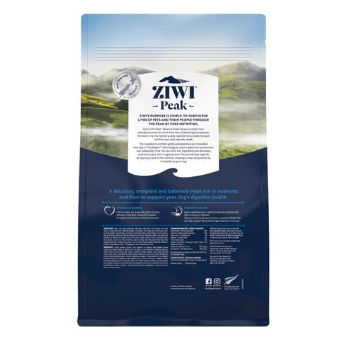 Ziwi Peak Steam-Dried Dog Food - Lamb & Green Vegetables - 1.8lb Bag