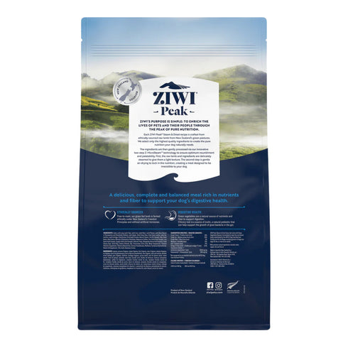 Ziwi Peak Steam-Dried Dog Food - Lamb & Green Vegetables -3.3lb Bag