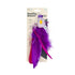 Huxley & Kent Purple Birdy Feathers Refill Cat Toys 2pk Poudre Pet & Feed Supply