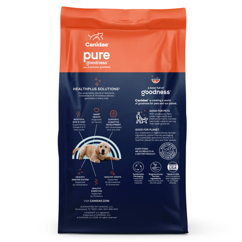 Canidae Pure Grain Free Salmon & Sweet Potato Dry Puppy Dog Food 22lb