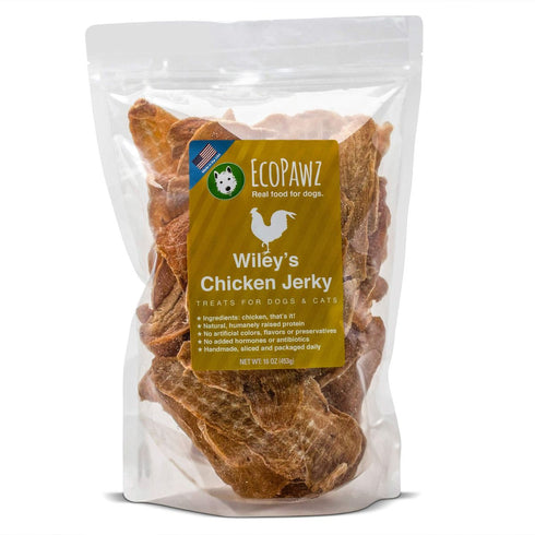 Ecopawz Wiley’s Chicken Jerky Dog Treats 16oz - Poudre Pet & Feed Supply