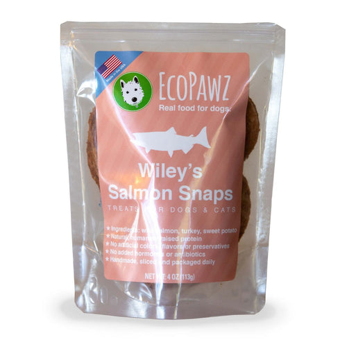 Ecopawz Wiley’s Salmon Snaps Dog Treats 4oz - Poudre Pet & Feed Supply