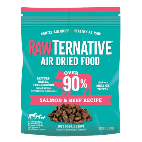 Grandma Mae's RawTernative Salmon & Beef Air-Dried Dog Food 5lb Poudre Pet & Feed Supply