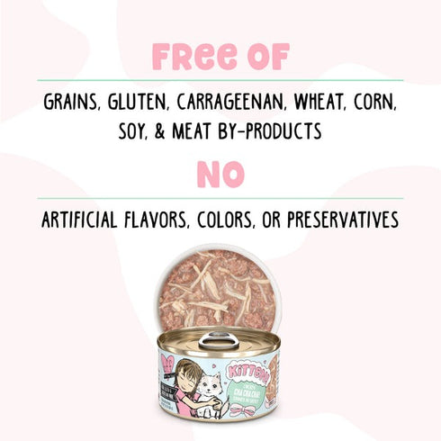 Weruva BFF Kitten Chicken Cha Cha Cha Wet Cat Food 2.8oz Poudre Pet & Feed Supply 4