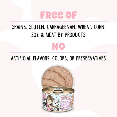 Weruva BFF Kitten Chicken Cute To Boot Wet Cat Food 2.8oz Poudre Pet & Feed Supply 4