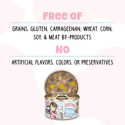 Weruva BFF Kitten Chicken & Pumpkin Pawsome Purrs Wet Cat Food 2.8oz Poudre Pet & Feed Supply 3