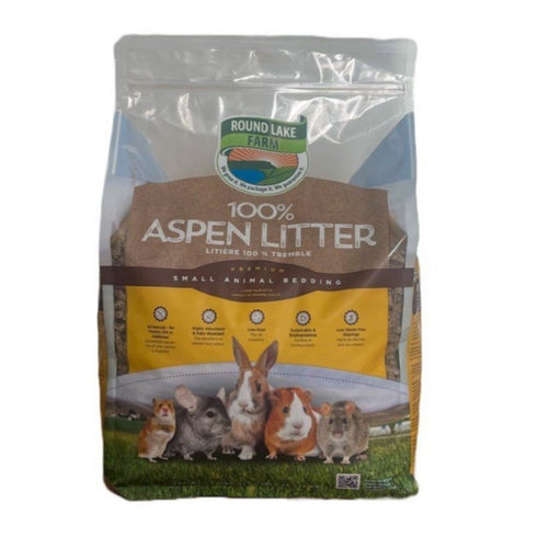 Round Lake Farm Aspen Litter Bedding, 10-Lb