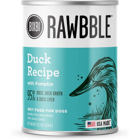 Bixbi Rawbble Duck Pate Wet Dog Food 12.5oz - Poudre Pet & Feed Supply
